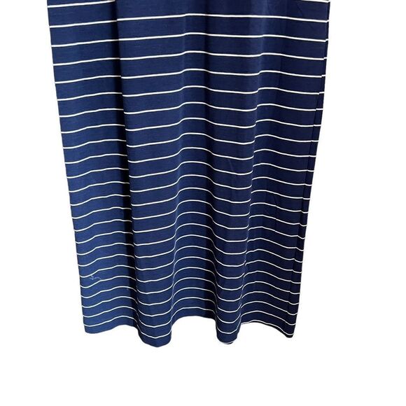 L.L.‎ Bean navy striped 3/4 sleeve dress. Size large - Picture 4 of 11